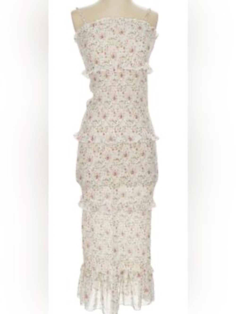 Mable Tiered Smocked Floral Dress